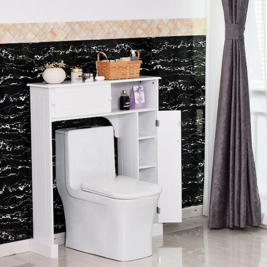 HomCom 834-201 Bathroom Column Floor 29x23x104cm White