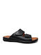 Boxer Men's Leather Sandals Black