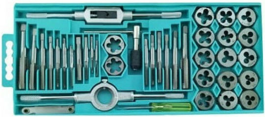 Pasco 002140 Tap & Die Sets with Tap Wrench 40pcs