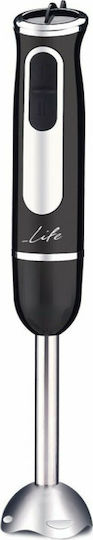 Life s.blend.it 221-0139 Blender de mână cu tijă din oțel inoxidabil 600W Negru