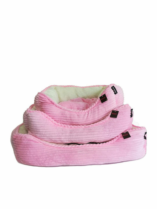 Pet Interest Darby Sofa Dog Bed Pink 71x58cm