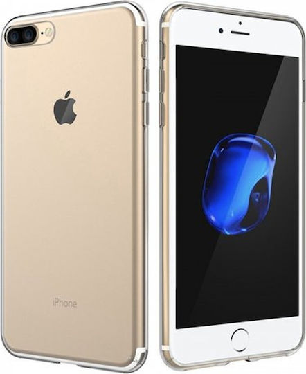 Celly Silicone Back Cover Transparent for iPhone 8/7 Plus