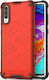 Hurtel Honeycomb Plastic Back Cover Red (Galaxy...