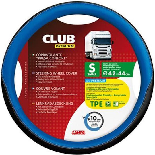 Lampa Κάλυμμα Τιμονιού Αυτοκινήτου Club με Διάμετρο 49-51εκ. Συνθετικό Μπλε