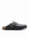Birkenstock Boston Oiled Leather Men's Leather Anatomic Clogs Black