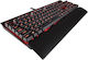 Corsair K70 Lux Gaming Mechanical Keyboard with Cherry MX Red Switch and Backlit Key (Greek)