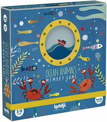 Londji Brettspiel Memo Ocean Animals für 3+ Spieler 3+ Jahre DI006