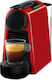 Nespresso Essenza Mini 2 Καφετιέρα για Κάψουλες Nespresso Πίεσης 19bar Ruby Red
