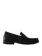 New Damon B Men's Leather Loafers Black