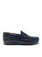 Byron Δερμάτινα Ανδρικά Loafers σε Μπλε Χρώμα