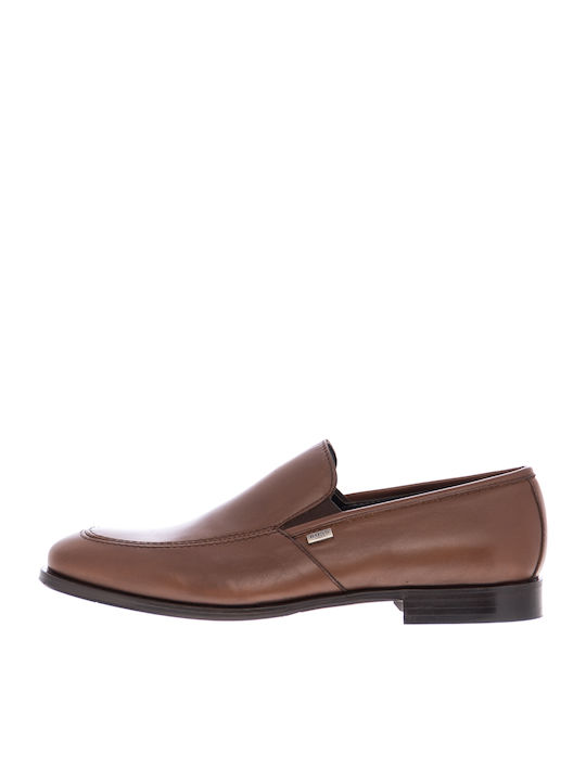 Boss Shoes Men's Leather Loafers Tabac Brown