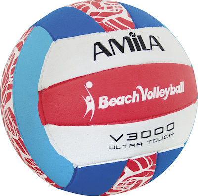 Amila V3000 Ultra Touch Μπάλα Beach Βόλεϊ Νο.5