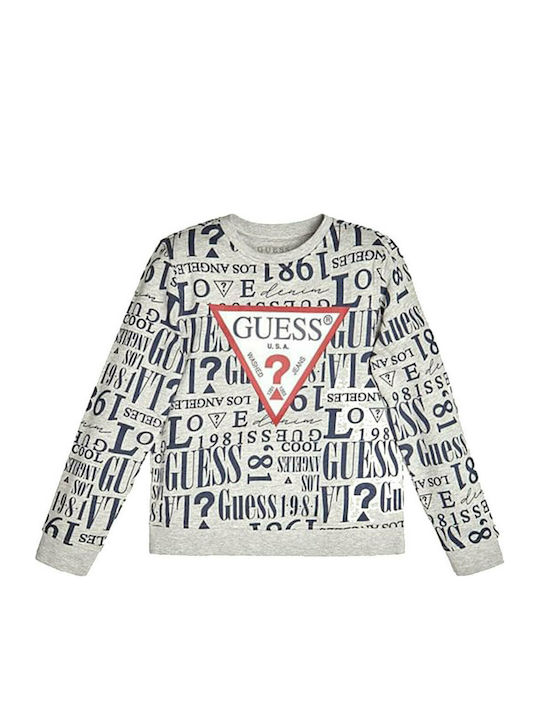 Guess Kids Sweatshirt Gray Ls Active Top