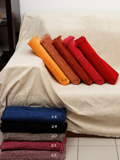Sunshine Armchair Throw Chenille 180x180cm