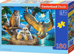 Kids Puzzle Owl Family 180pcs Castorland