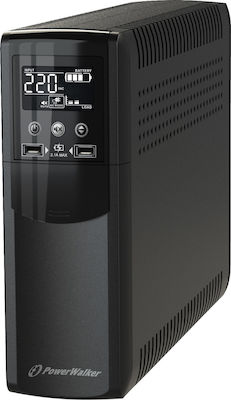 Powerwalker VI 1000 CSW UPS Line-Interactive 1000VA 600W με 4 Schuko Πρίζες