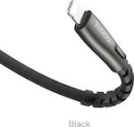 Hoco U58 Core Flat USB-A to Lightning Cable Black 1.2m (02166)