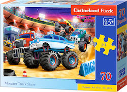 Детски Пъзел Monster Truck Show за 5++ Години 70бр Castorland