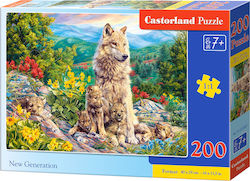 Puzzle pentru Copii New Generation pentru 7++ Ani 200buc Castorland