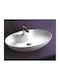 Ceramita F006 Countertop Sink Porcelain 65x43x14cm White