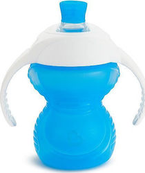 Munchkin Click Lock Bite Proof Trainer Cup Educational Sippy Cup Plastic with Handles Blue for 6m+m+ 237ml