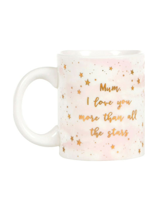 Sass & Belle Mum I Love You More Ceramic Cup White 400ml