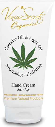Venus Secrets Anti Age Cannabis Oil Ενυδατική Κρέμα για Σκασμένα Χέρια 100ml