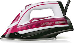 Black & Decker BXIR2602E Steam Iron 2600W with Continuous Steam 40g/min