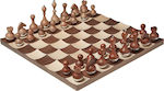 Umbra Wobble Set Chess Wood with Pawns 41x41cm