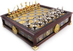 The Noble Collection Hogwarts Houses Quidditch Set Σκάκι από Ξύλο με Πιόνια 30x30cm