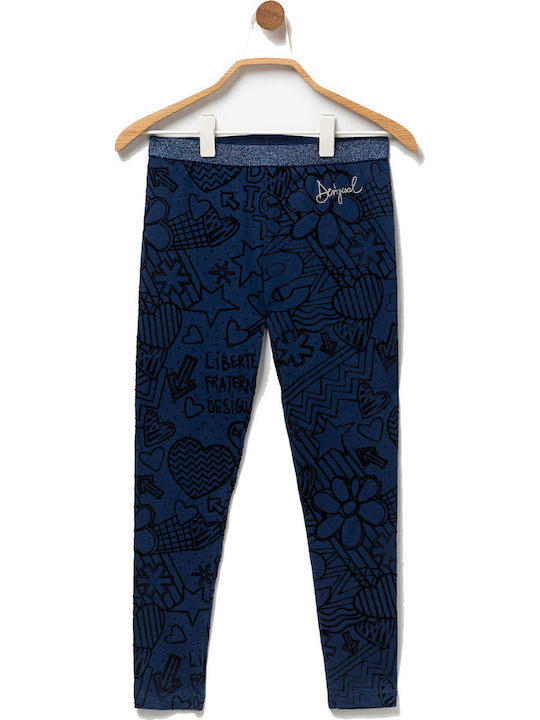 Desigual Kids Legging Long Blue Aristoteles