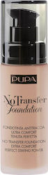 Pupa No Transfer Foundation Mov/alb SPF15 30ml
