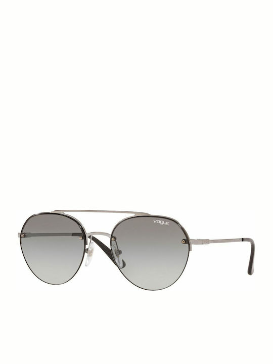 Vogue Women's Sunglasses with Silver Metal Fram...