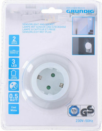 Grundig LED Night Light Plug with Photocell