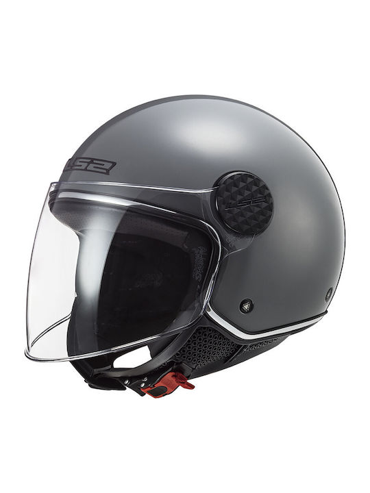 LS2 Sphere Lux OF558 Solid Jet Helmet ECE 22.05 1000gr Nardo Grey KR5034