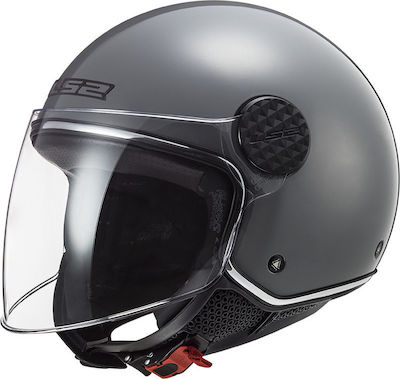 LS2 Sphere Lux OF558 Solid Jet Helmet ECE 22.05 1000gr Nardo Grey KR5034