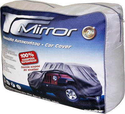 Autoline TC Mirror ECO Abdeckungen für Auto mit Tragetasche 429x173x144cm Wasserdicht Klein für SUV/JEEP