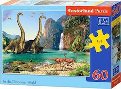 Kids Puzzle In Dinosaurs World for 5++ Years 60pcs Castorland