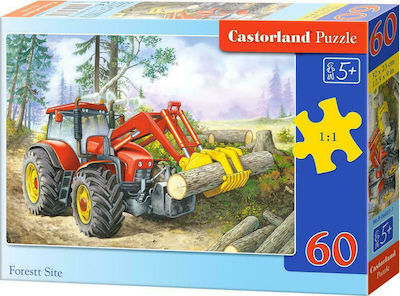 Kids Puzzle Forest Site for 5++ Years 60pcs (Various Designs) 1pc Castorland