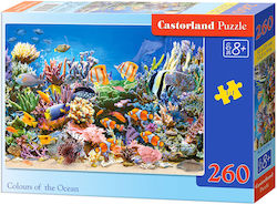 Παιδικό Puzzle Colours of the Ocean 260pcs για 8+ Ετών Castorland