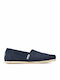 Classic Alpargatas Women's Fabric Espadrilles Navy Blue