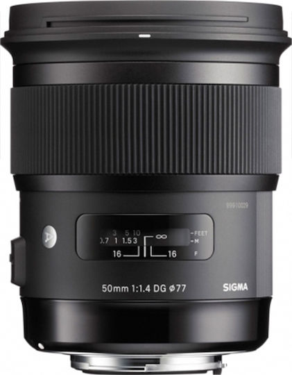 Sigma Full Frame Camera Lens 50mm f/1.4 DG HSM Art Fixed for Leica L Mount Black