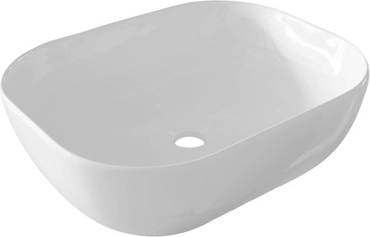 Ceramita Encore 50 Επικαθήμενος Νιπτήρας Πορσελάνης 49.5x39.5x15cm Λευκός