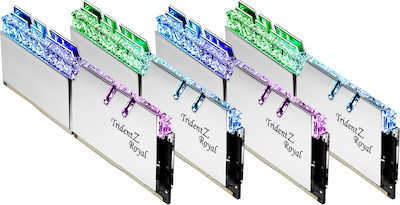 G.Skill Trident Z Royal 32GB DDR4 RAM cu 4 module (4x8GB) și Viteză 3600 pentru Desktop