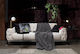 Mc Decor 278 Ριχτάρι Διθέσιου Καναπέ Chenille 180x250εκ. Grey