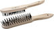 Luckhaus Stahlschaft-Besenbinder 6 Reihen mit Holzgriff 30-470006 Besenbinder mit Holzgriff