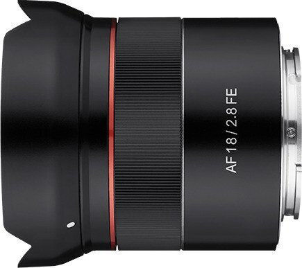 Samyang Full Frame Camera Lens AF 18mm f/2.8 FE Wide Angle for Sony E Mount Black