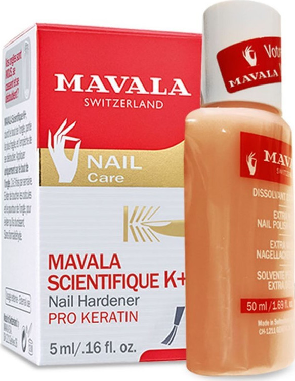 Mavala Switzerland Scientifique K Nail Hardener 5ml & Remover 50ml