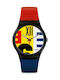 Swatch Revival Men's Watch 41mm Battery with Rubber Strap