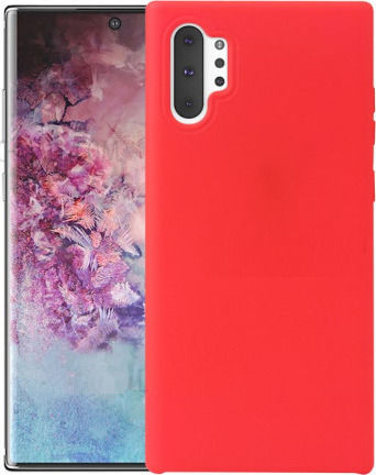Back Cover Silicone Red (Galaxy Note 10+)